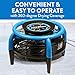 Dri-Eaz Dri-Pod Pro Omnidirectional Floor and Carpet Dryer, Ventilating Floor Dryer for Boats, RVs and Residential Use