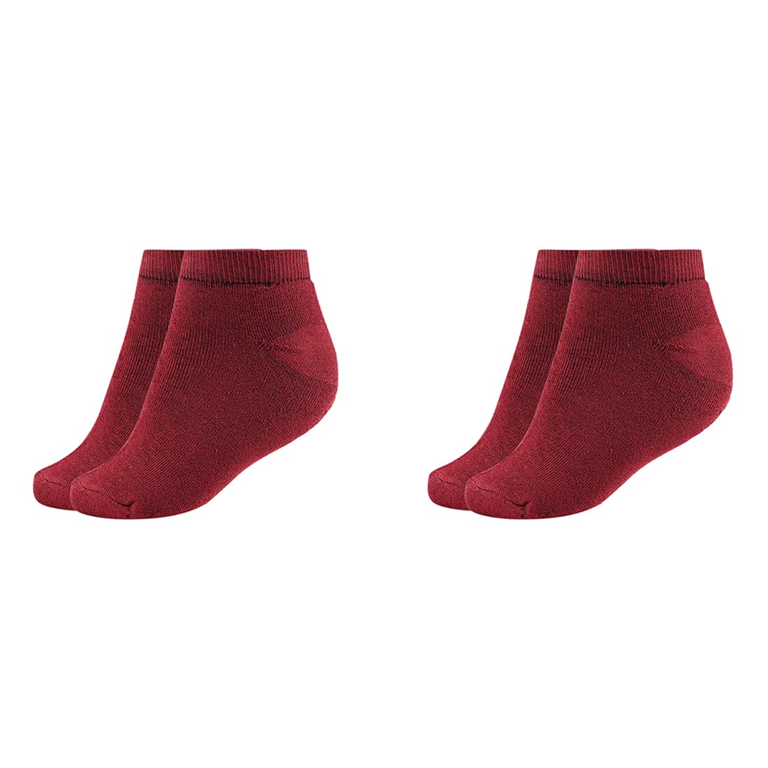 mukhaksh (Pack of 2 Pairs = 4 Socks Women Winter Woolen Warm Sneaker Length Low Cut Socks-picture-52