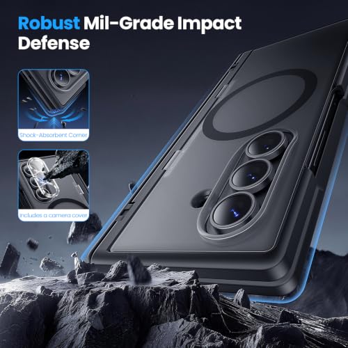 Gotubiim for Samsung Galaxy Z Fold 7 Case, Black by Gotubiim - Used condition - Image 5