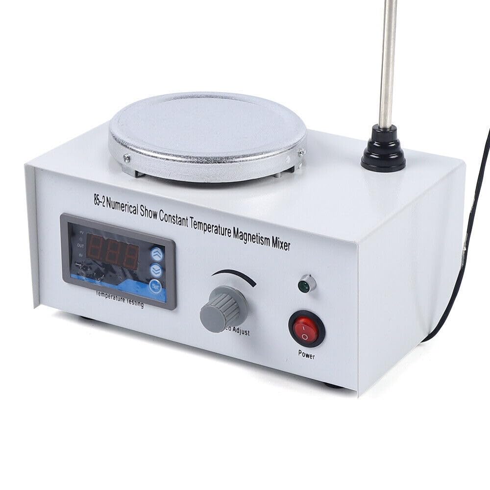 Lab - Agitatore magnetico digitale con display digitale, 220 V, regolazione precisa per ambienti di laboratorio per agitare in contenitori chiusi