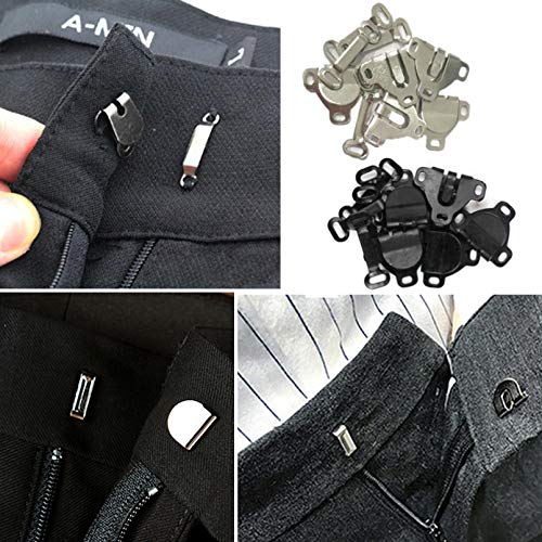 Sew-on Snap Press Button,Sewing Hook and Eye Closure for Skirt, Dress, Bra,Clothes Craft - Thumbnail 6