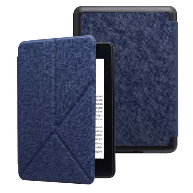 COMPAE - New Kindle Case Lightweight Stand Cover for Kindle Paperwhite Oasis Ey21 Ebook Reader C2V2L3 Case Mаɡпеtiс Closure (Dark Blue J9G29R)