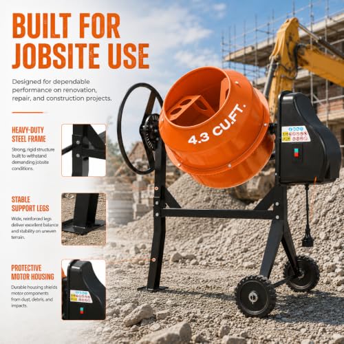 SILVEL Electric Cement Mixer