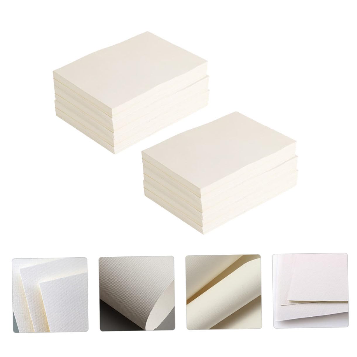 Operitacx Papier à Dessin et Intérieur à Usage à Usage Intérieur et Extérieur Extérieur pour Garçon et Filles pour Gouache 60 Feuilles Blanc Facile à Transporter en Pâte de Papier