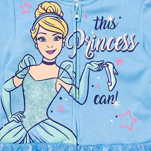 Disney Princess Cinderella Infant Baby Girls Zip Up Hoodie 18 Months #TOP1