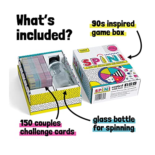 Cratedwithlove SPIN! FOR COUPLES - Two Player Spin The Bottle Game For Adult Couples thumb #1
