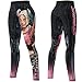 SMMASH Damen Leggings Lang, Fitnesshose Blickdichte, Sporthose für Crossfit, Gym, Outdoor, Thermo Laufhose, Atmungsaktiv Trainingshose, Jogginghose,Hergestellt in der EU (S, Harley Squad)