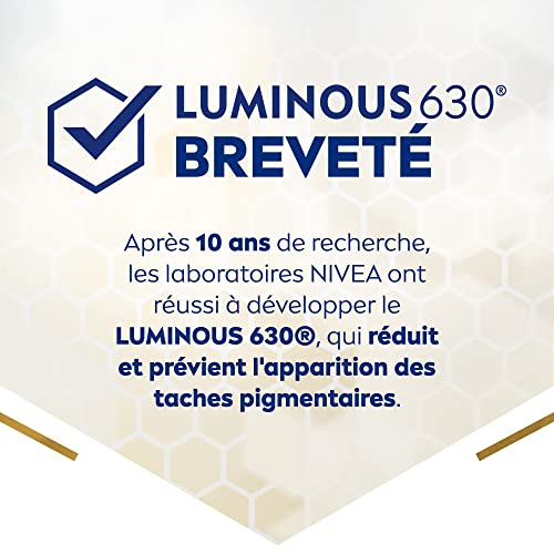 NIVEA Luminous 630 Crème Mains (1 x 50 ml), Crème anti taches pigmentaires pour les mains, Soin des mains anti-âge hydratant SPF 15