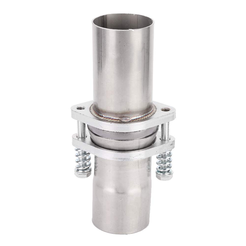 Kit de Reparación Universal para Tubos de Escape de 63.5 mm Brida de Acero Inoxidable y Pernos Rápidos Compatible con la Mayoría de Vehículos
