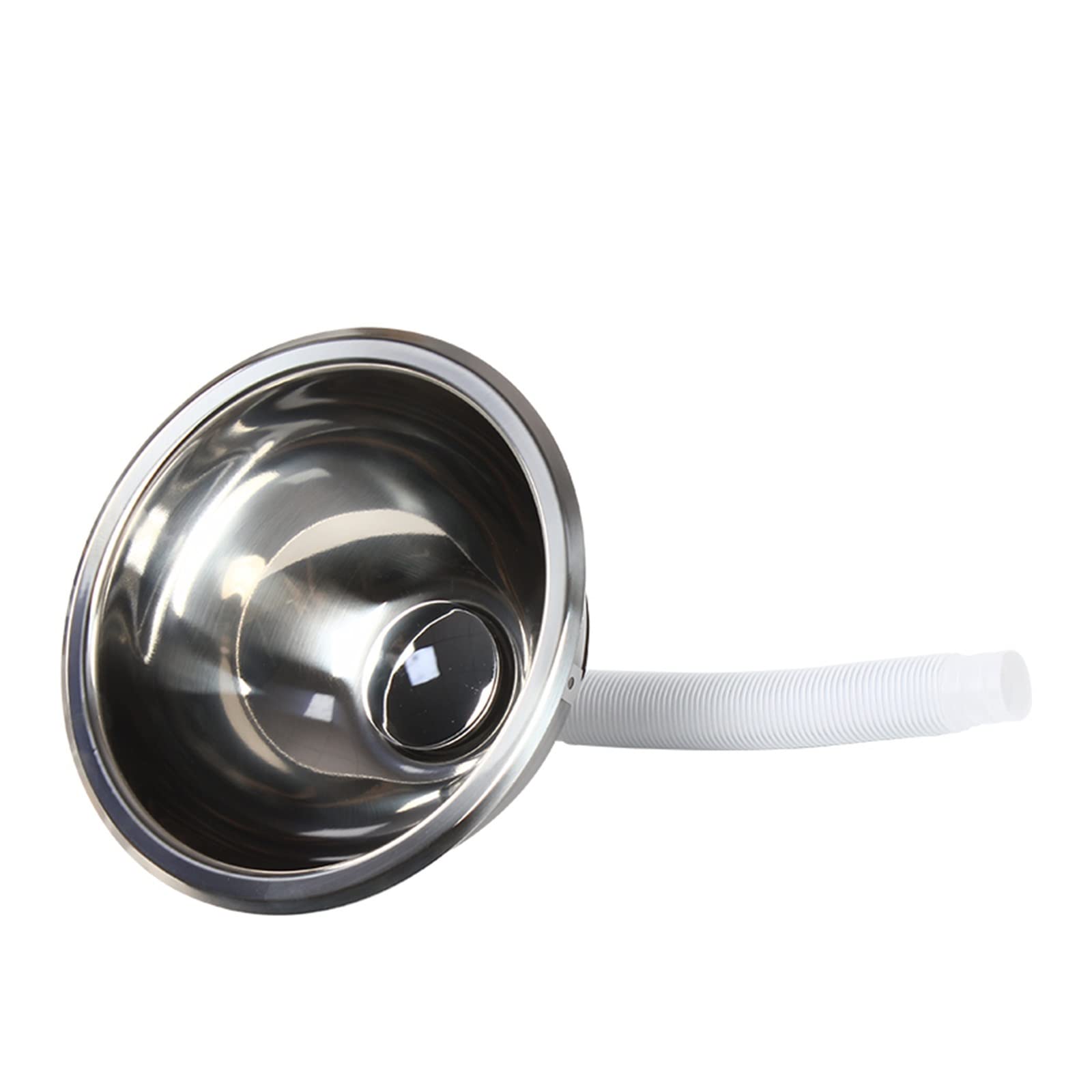 Kogedss One Color Boat Rv Caravan Stainless Steel Hand Wash Basin Sink Round