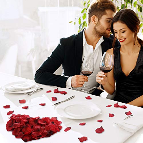 Sumind 1000 Pezzi Petali di Fiori Artificiali