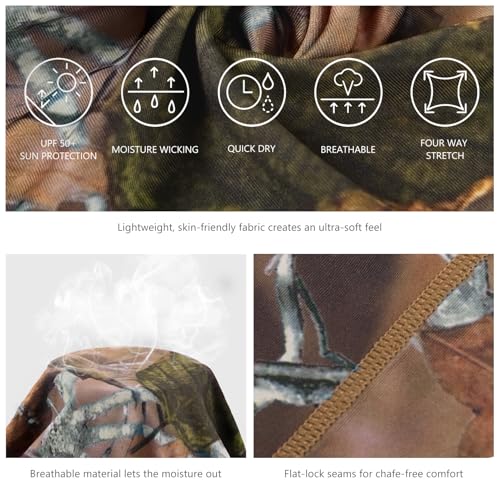 Image of BASSDASH UPF 50+ UV Sun Protection Neck Gaiter Fishing Mask Hunting Kayaking Hiking Cycling Ski Sports