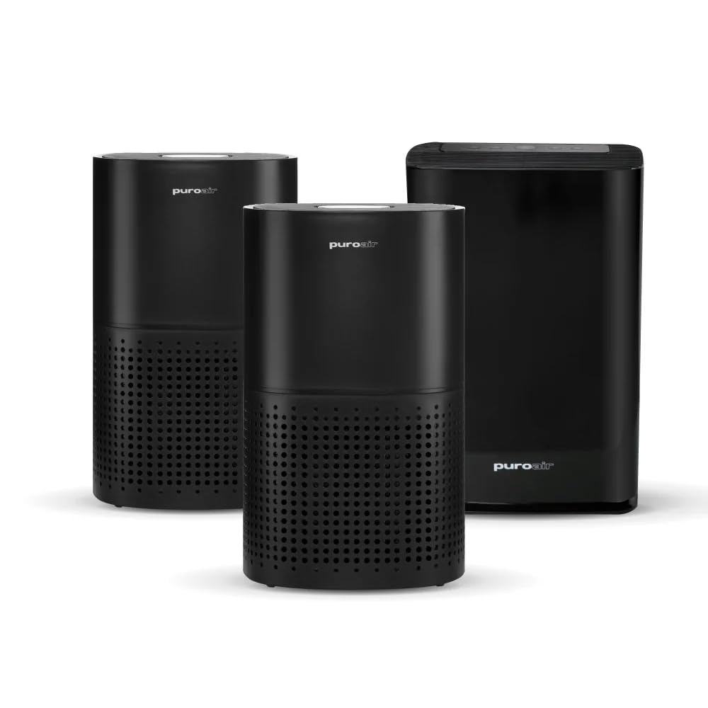 PuroAir HEPA Air Purifiers for Home Large Rooms - Whole Home Bundle Covers 4 000 Sq Ft -