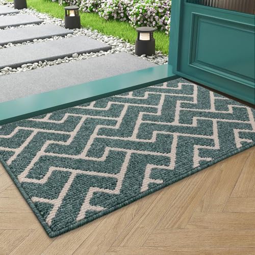 Biscpro Fußmatte mat,schmutzfangmatte innen 50x80cm rutschfest Fußmatten, Teppich Waschbar in...