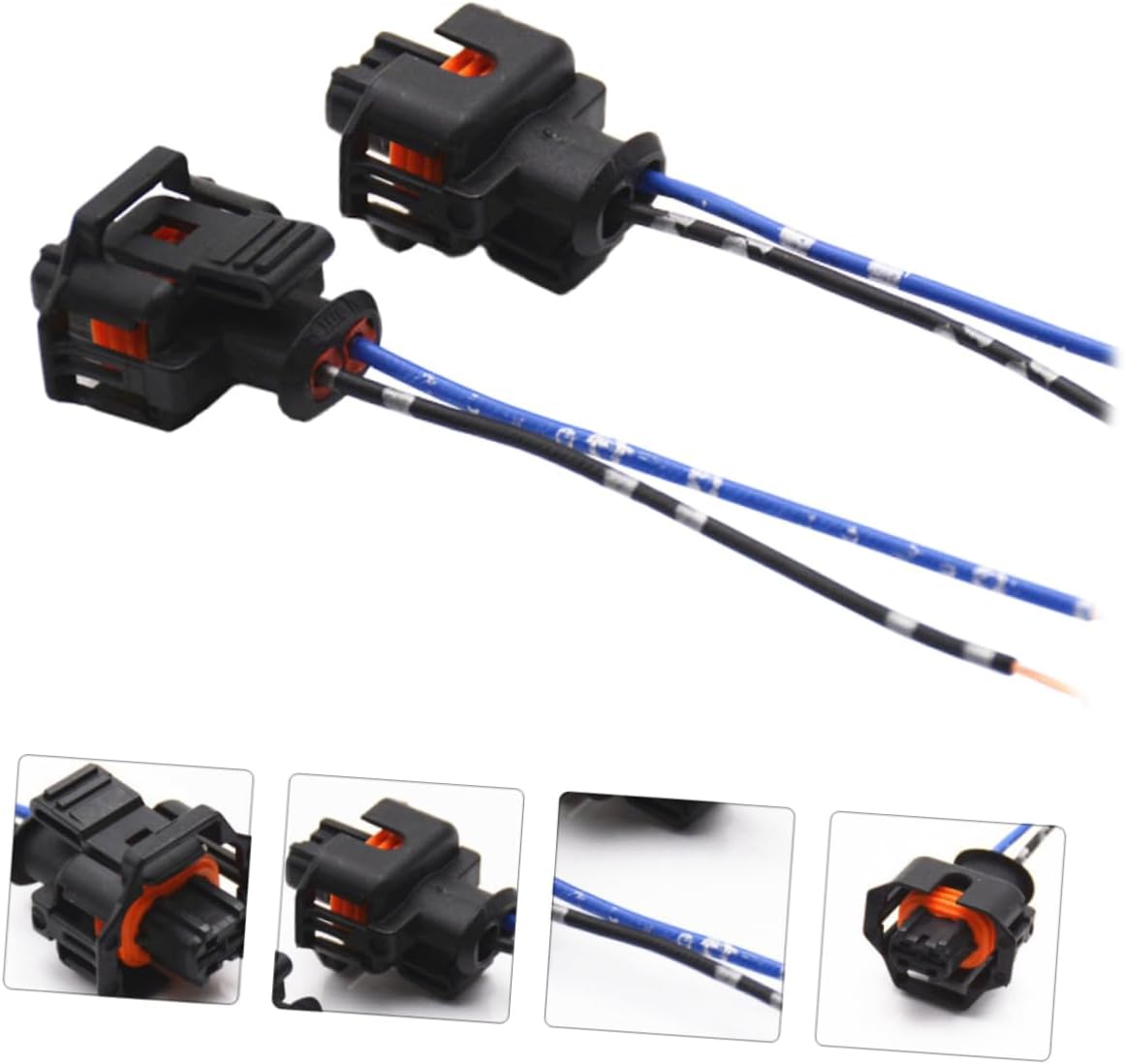 Unomor 4pcs Injector Connector High - Adapters for Car Use Easy Installation Lifespan Compatibility