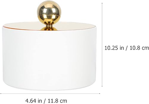 Miniatura 6 de Minkissy Recipientes de plástico para caramelos, tarro de acrílico para dulces, tarro de galletas, caja de almacenamiento de joyería decorativa con