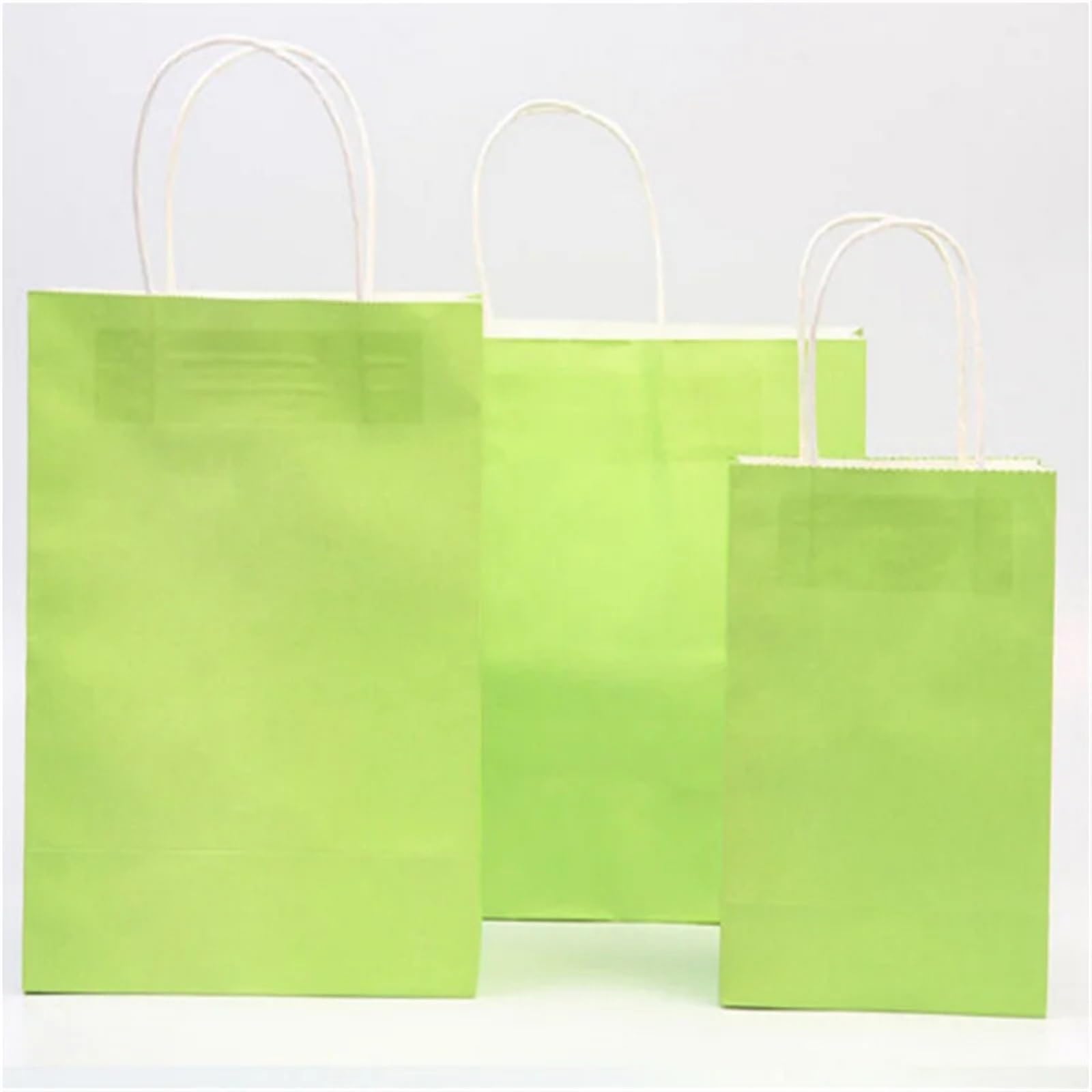 Bolsa Regalo 20 Bolsas De Regalo De Papel A Granel Amarillas Reutilizables