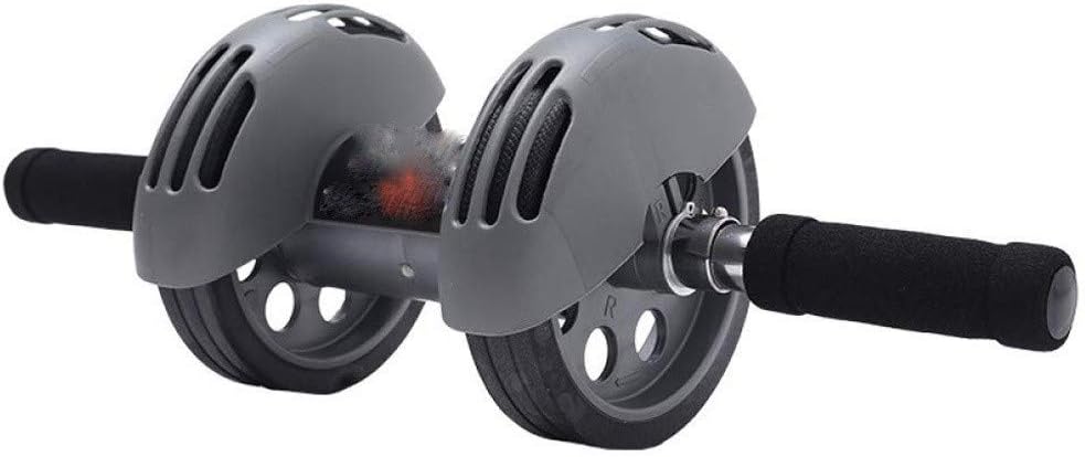 Abdominal Muscle Wheel - Wheel Roller with Knee Pad Push Up Bars Handles Grips Home Gym Workout Exercise Equipment for Men Women Boxing
