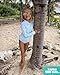 Tame the Sun Long Sleeve Girls Swimsuit - Rash Guard with Frills, UPF 50+ Zipper Shells Swimwear - Bathing Suit for Ages 3-12