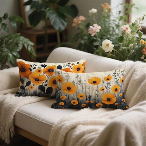 Taie Oreiller 70x90 Extérieur Imperméable Housse Coussin Gris Lit