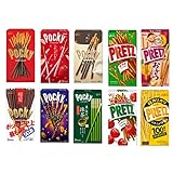 おかしのマーチ ポッキー(6種類)・プリッツ(4種類)食べ比べセット(全10種類入り)