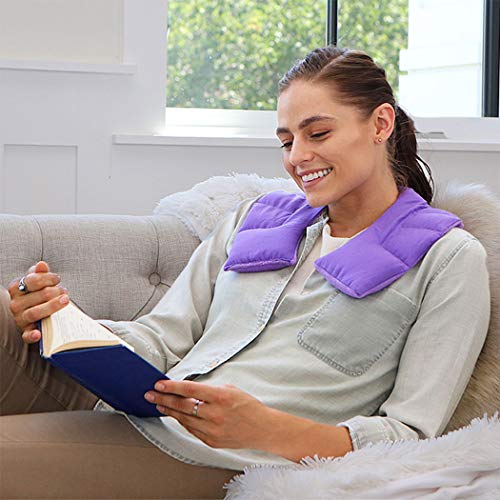 My Heating Pad- Neck Wrap – Soothing Heat Therapy – Arthritis Pain Relief (Purple)