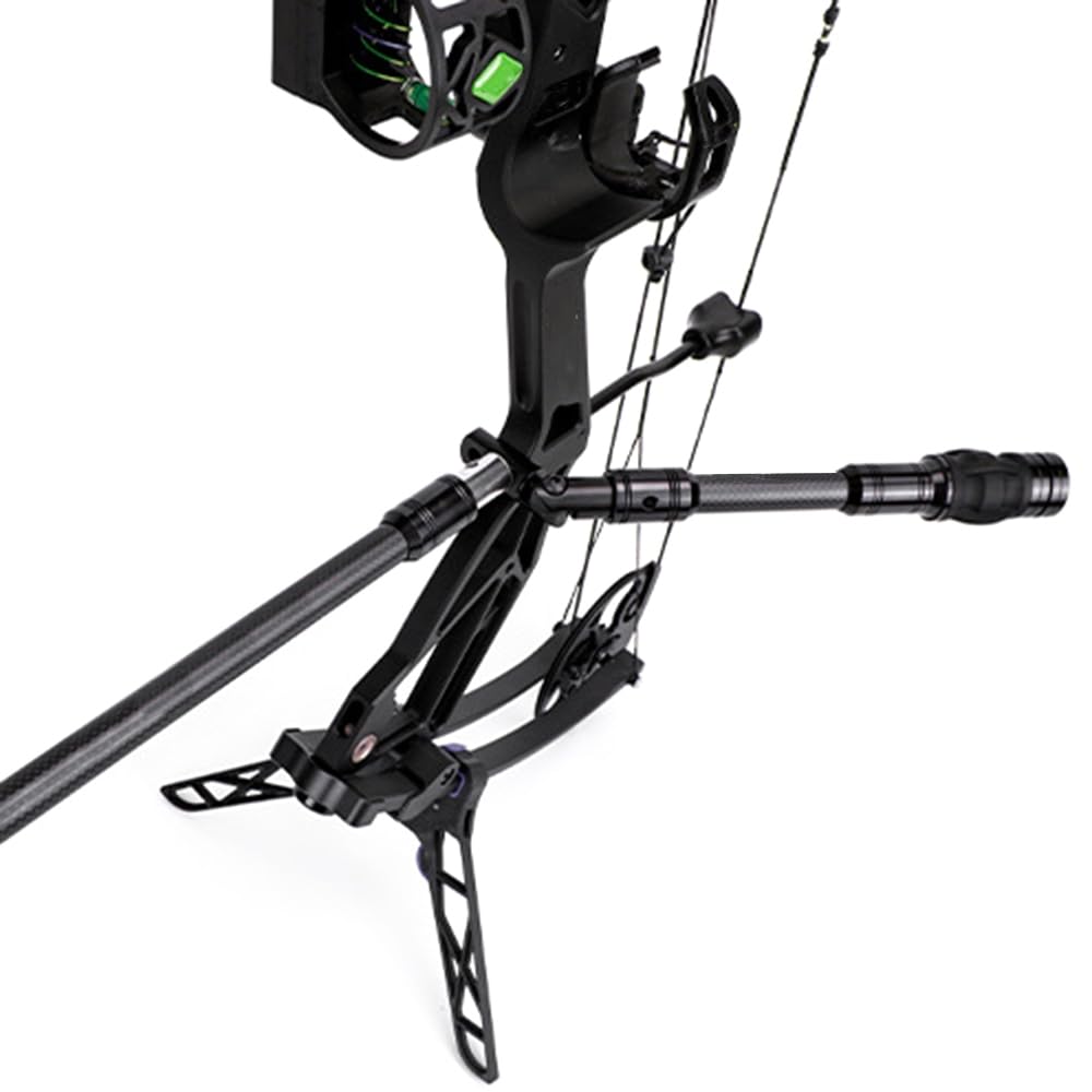MiOYOOW Stabilizzatore per arco da tiro con l'arco, 15,2 cm/20,3 cm, con contrappeso da 118,5 g, per caccia, tiro e sport