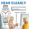 MAUJOY Ladies Atomic Talking Watch(Silver) Clear Loud English Accent Voice, Ideal for Elderly, Visually Impaired, Blind & Amnesia Users, Aids Independent Living #3