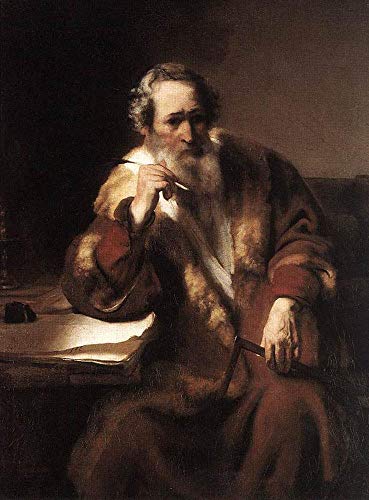 Peintures Apôtre Thomas Baroque par Nicolaes Maes faites main sur toile