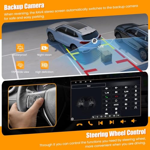 Image of (8Core + 128GB) Car Radio Stereo for Toyota RAV4 2013-2018