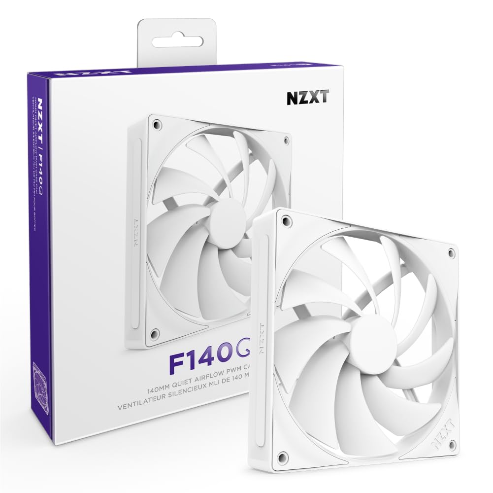 F140Q - 140mm Quiet Airflow Fans - Single - White