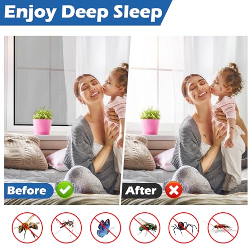 CIOXSOIO 6 Stück Fliegengitter Fenster, 130x150cm Insektenschutz Fenster, Moskitonetz Fenster, Fliegennetz Fenster, Mückenschutz Fenster mit Klettband Selbstklebend, Moskitonetze für Fenster und Türen