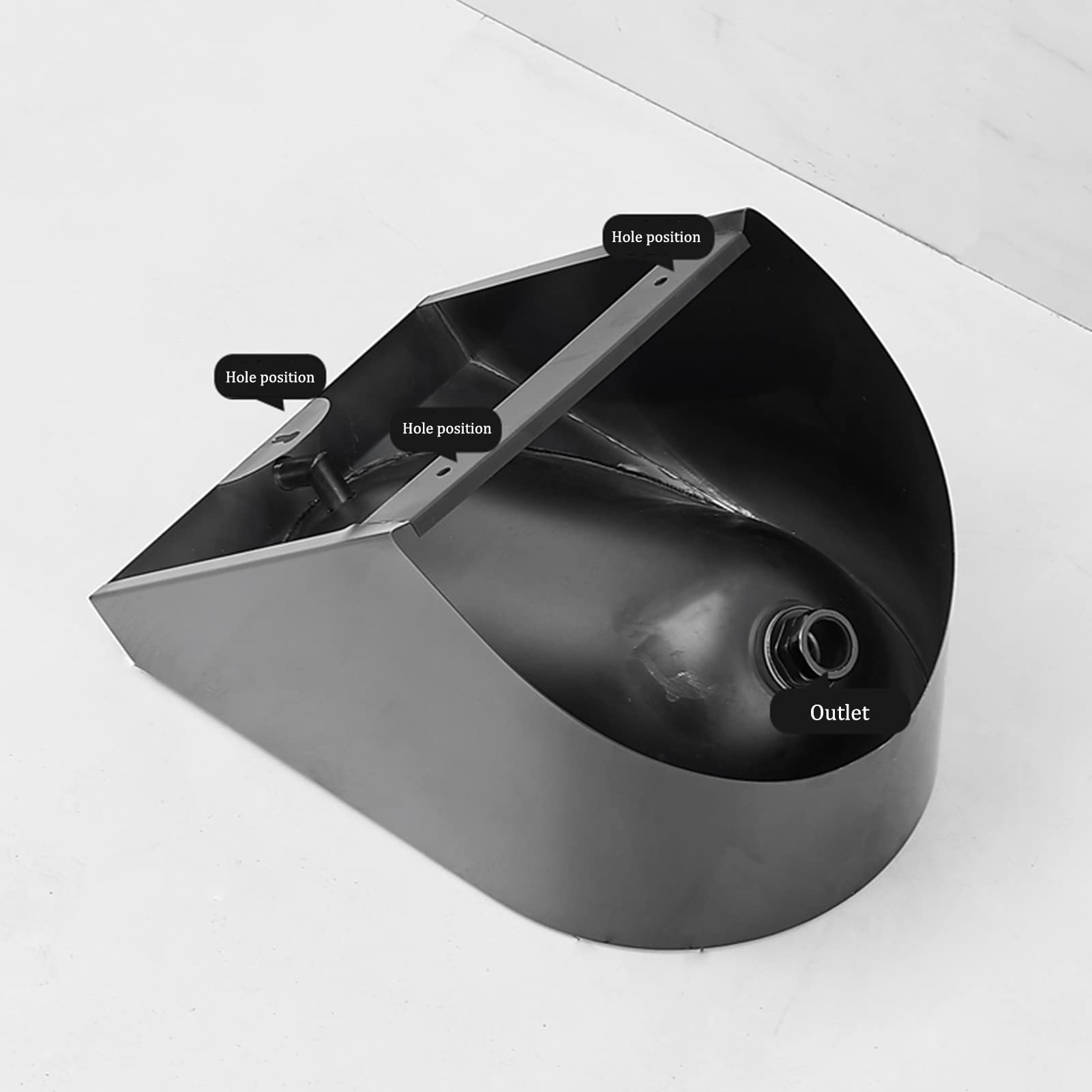 Orinatoio universale da uomo, a induzione, automatico, in acciaio inox, per adulti, antiodore e anti-troppopieno a parete,