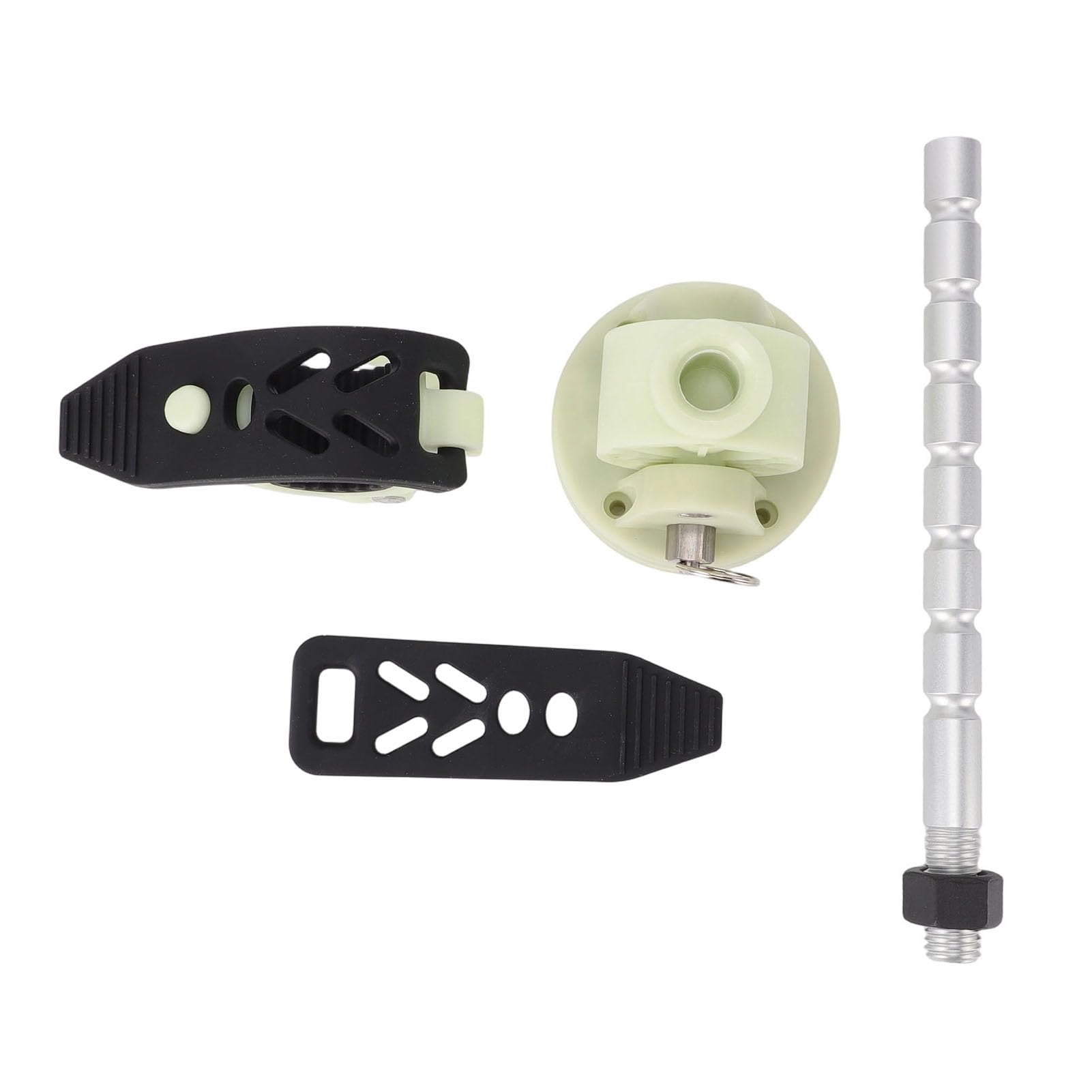 Generic Soporte Estabilizador de Motor Eléctrico para Pesca con Curricán, Soporte Luminoso Ajustable de 7 ángulos, Estabilizador de Varilla de Aluminio con Bloqueo Seguro, Ideal para Barco, Kayak y