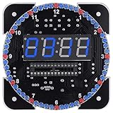 JUJUFREE DIYer Digital-Uhr-Lötset mit Temperaturanzeige und Alarmfunktion für wissenschaftliche...