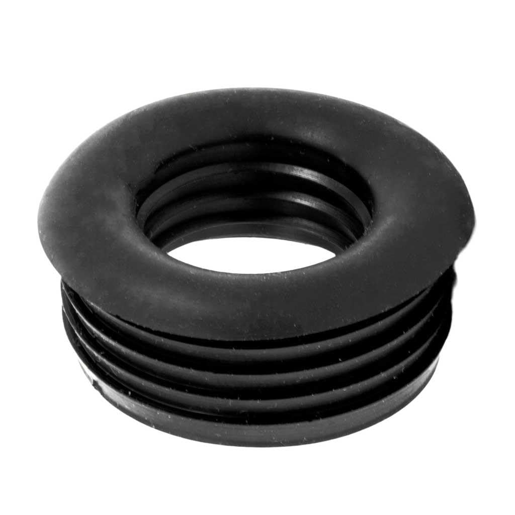 50x32mm Waste Pipe Reducer Drain Boss Adaptor Rubber Black Pushfit Bush