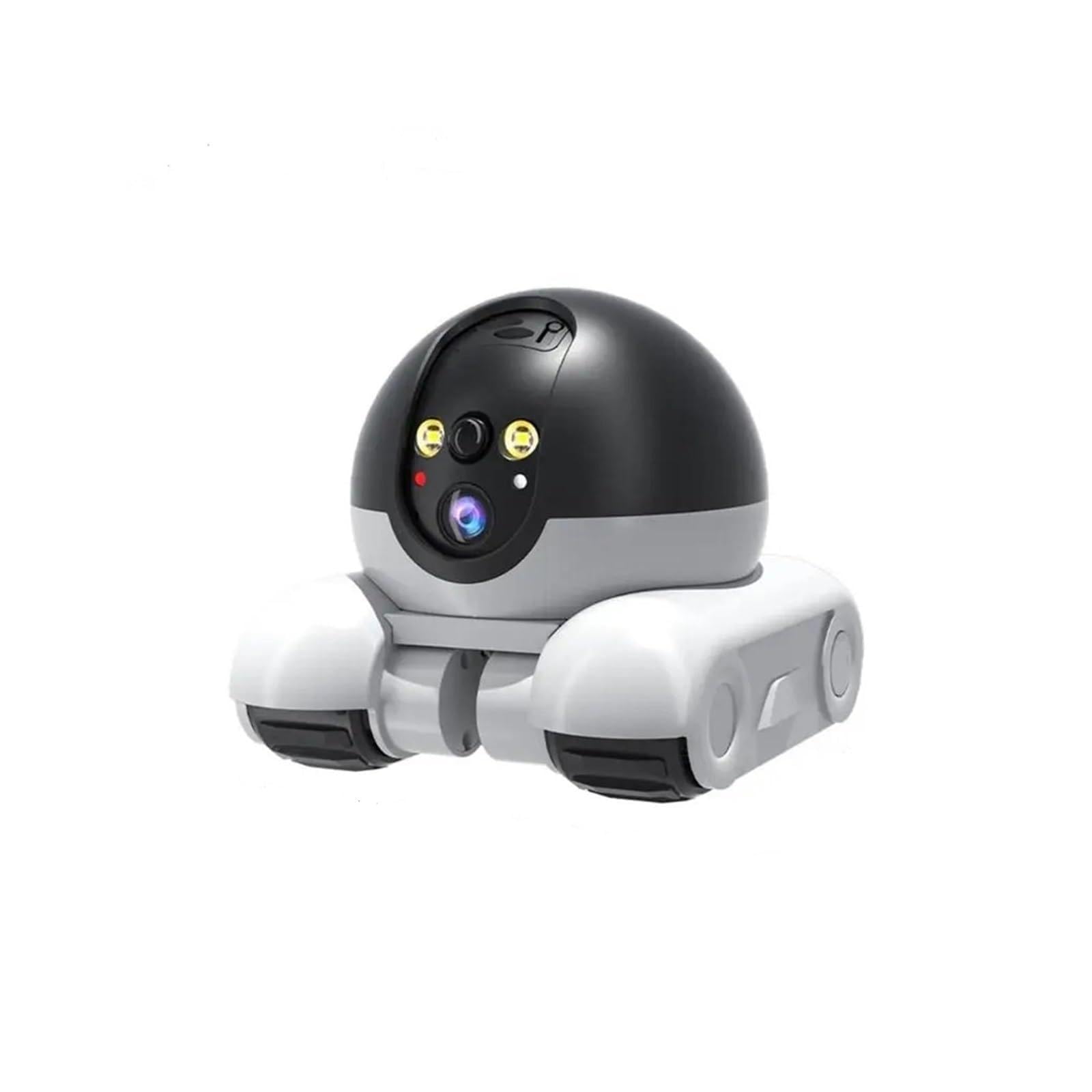NCAEVGXRWJT 360° Indoor PTZ Security Camera, Two-Way Audio Motion Detection Surveillance Cam for Baby Pet Elder(UK Plug,Add 128G SD Card)