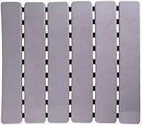 Tapete Estrado Antiderrapante para Box Banheiro STM Plastic 53x48 (1, Cinza)