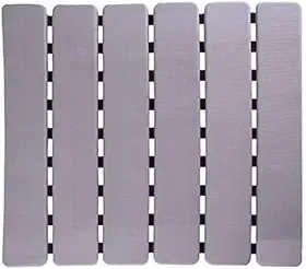 Tapete Estrado Antiderrapante para Box Banheiro STM Plastic 53x48 (1, Cinza)