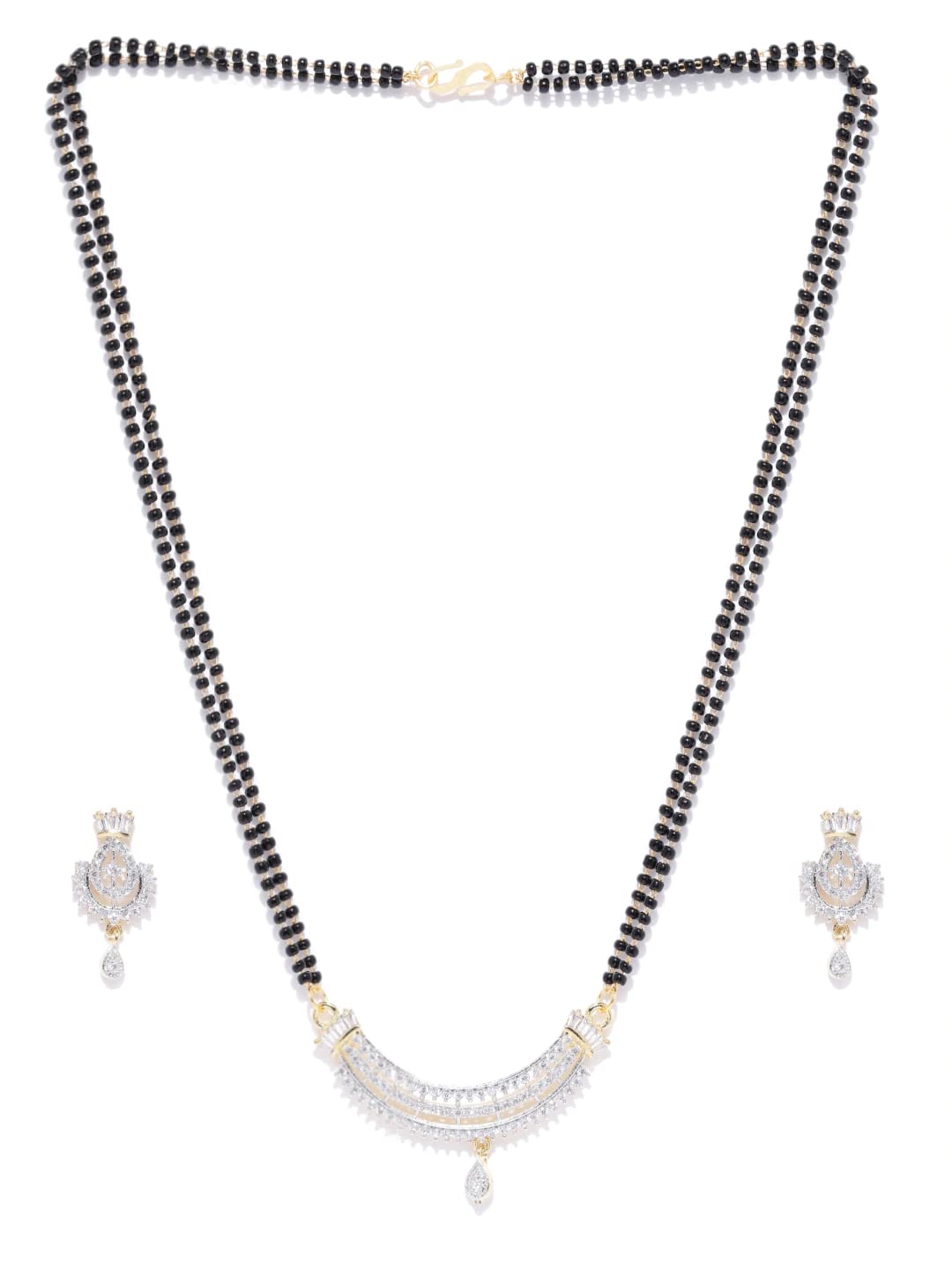 PUJVI FASHIO NS Reprsent Full AD Half round mangalsutra set for Womens (Latkan half round1) (B0BN8M7Y31) Amazon Price History, Amazon Price Tracker