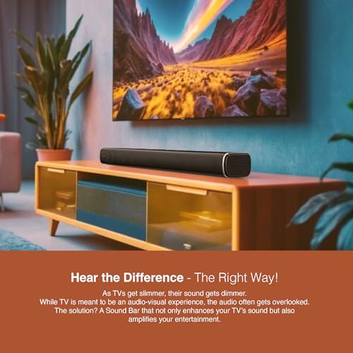Image of FINGERS Octane-WM65 Multimedia Sound Bar with Powerful 65 Watts, Mic Input, Bluetooth, USB, AUX, Optical, HD Interface, Coaxial, Customised EQ Modes, Wall Mountable & Remote Control