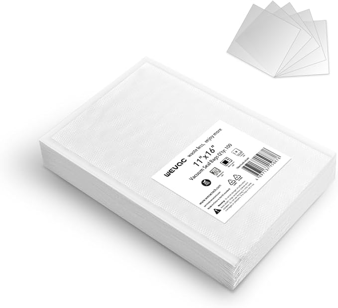 [2024 Q4] 11" x 16" Vacuum Sealer Bags, 100 Count Ideal