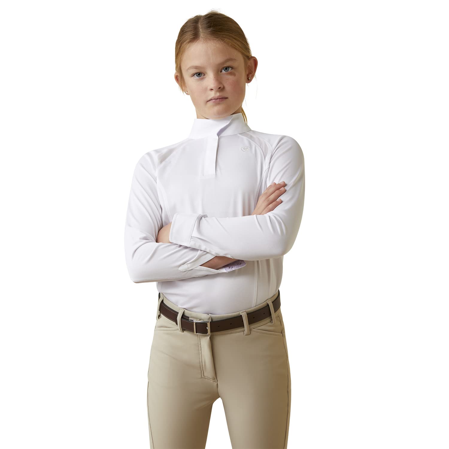 Ariat Unisex Sunstopper Pro 2.0 Show Shirt White XX-Large