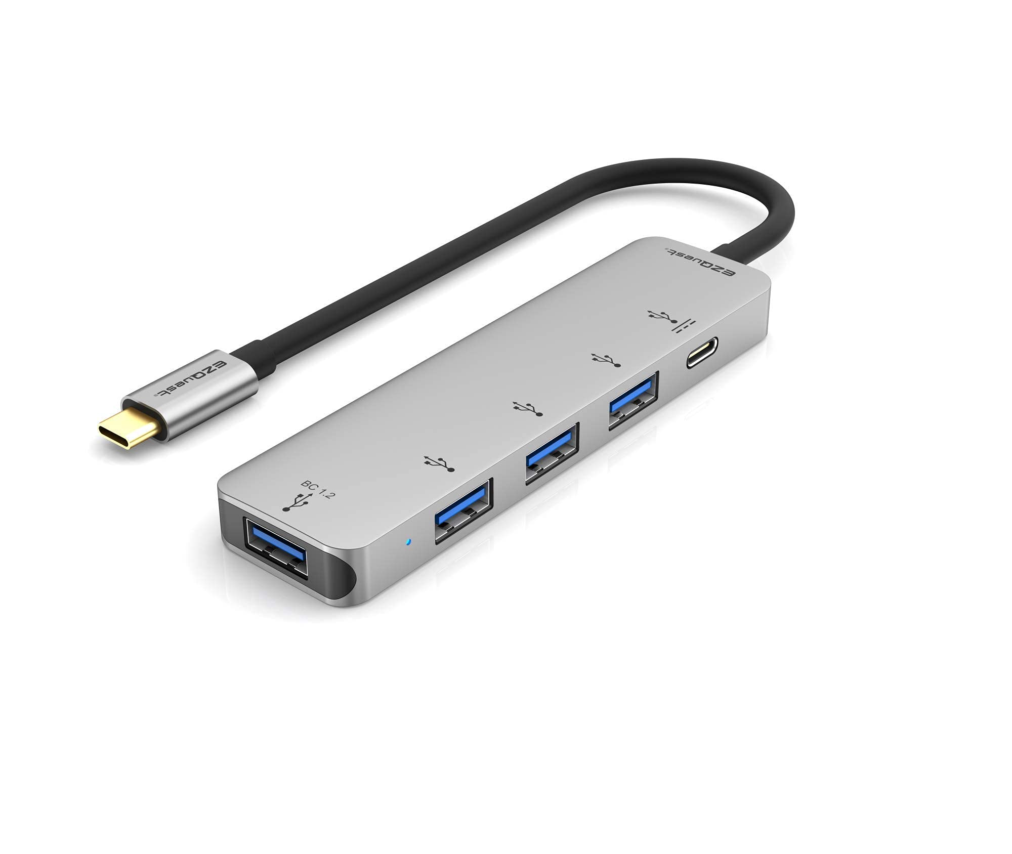 EZQuestX40024 - USB-C Hub 4 Ports USB-A & USB-C Charge