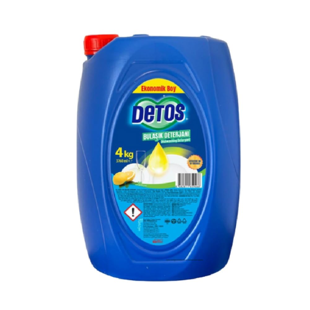 Detos Limon Kokulu Bulaşık Deterjanı 4000 ml
