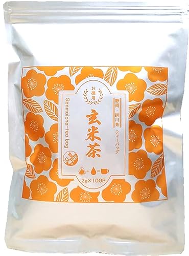 玄米茶 ティーバッグ 2g100入 お茶 深蒸し茶 ティーパック 静岡茶 掛川茶 玄米(国産)水出し お湯出し 業務用 お得用