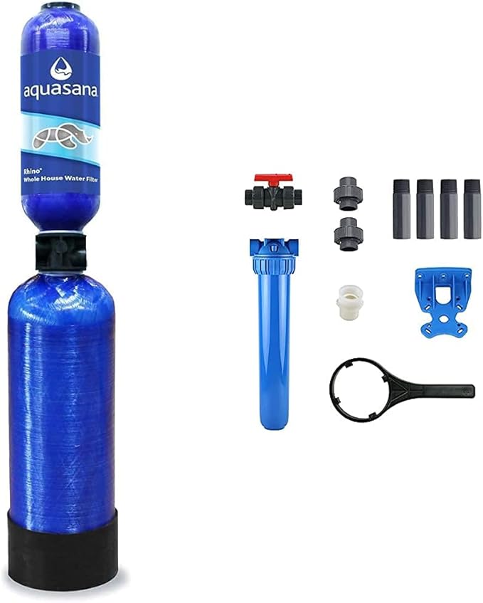 Aquasana EQ1000BASE Whole House Water Filter System Carbon & KDF