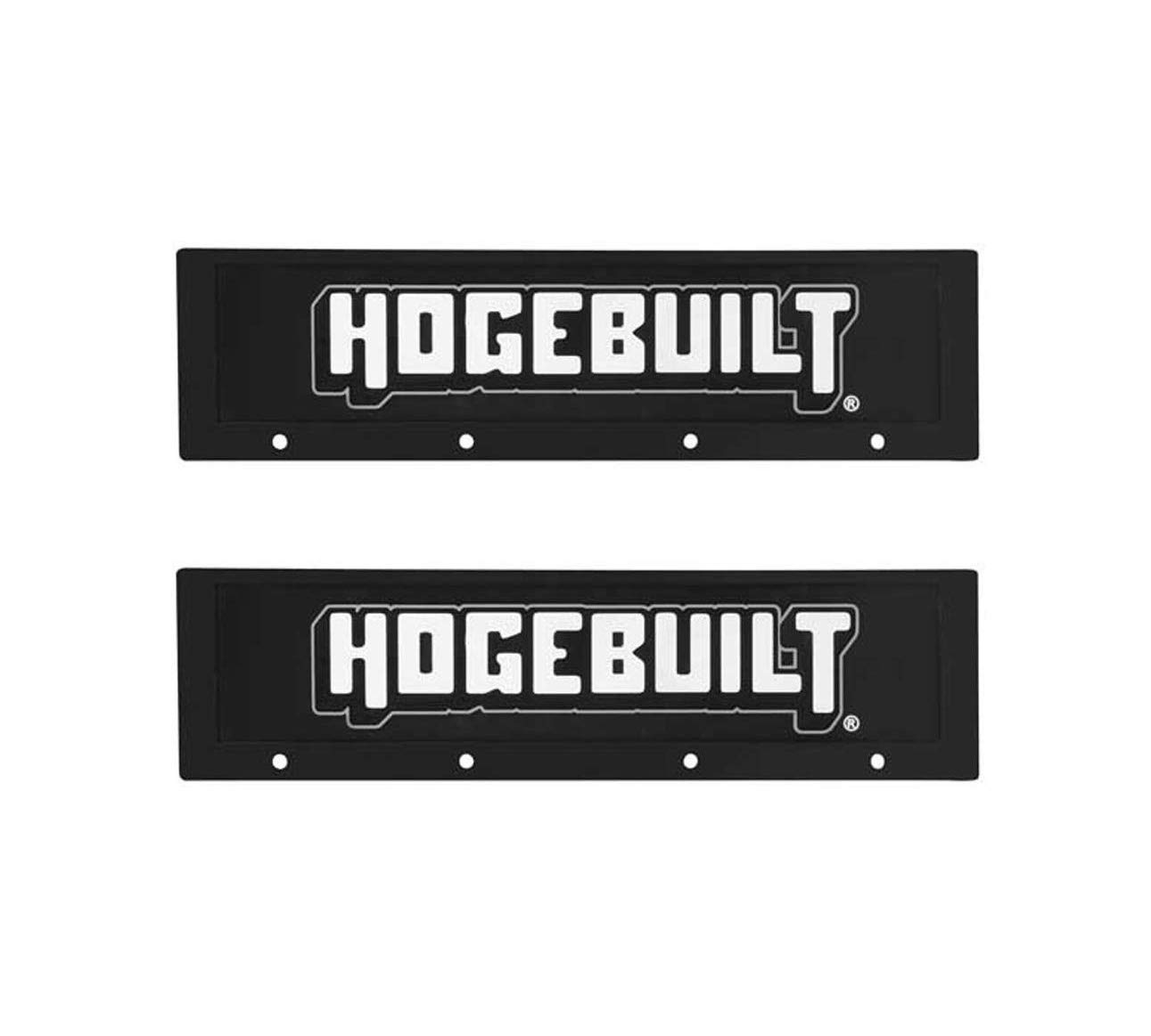 Hogebuilt 61.0 cm x 15.2 cm Heavy Duty Quarter Fender Semi Truck Top Rubber Mud Flaps-Pair