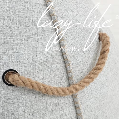 Patio Outdoor Weatherproof Water Proof Bean Bag Chair ,Outdoor bean bag lounger,High-Density Foam Filled ,Weather Resistant Waterproof UV-Protected ,outdoor beanbag Chair for Garden Terrace (Beige) - Image 5