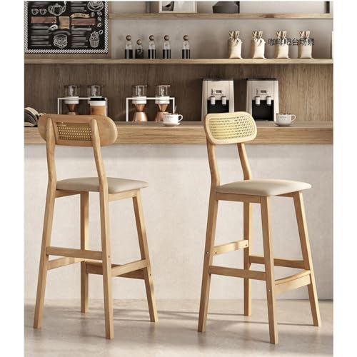 Tabourets de bar cuisine tabouret haut bois massif bistrot restaurant